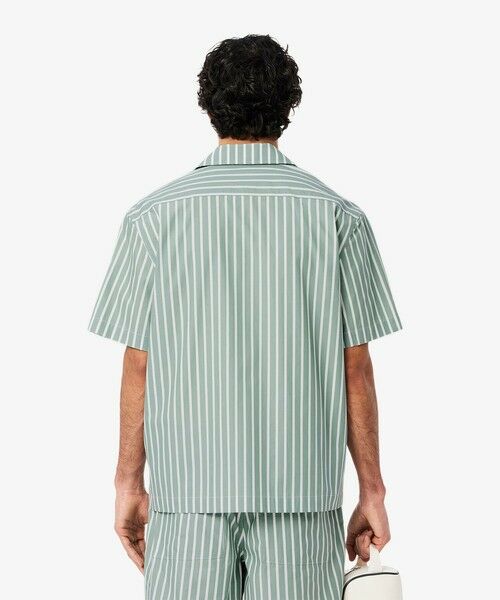 LACOSTE / ラコステ シャツ・ブラウス | ストライプオープンカラーシャツ | 詳細2