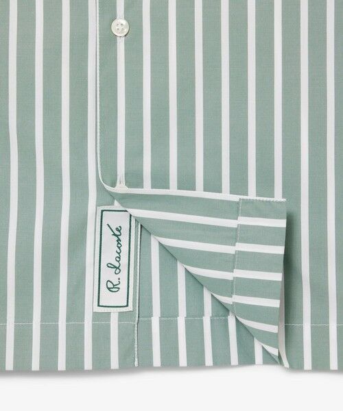 LACOSTE / ラコステ シャツ・ブラウス | ストライプオープンカラーシャツ | 詳細6