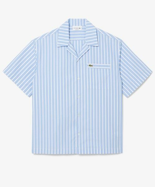 LACOSTE / ラコステ シャツ・ブラウス | ストライプオープンカラーシャツ | 詳細10