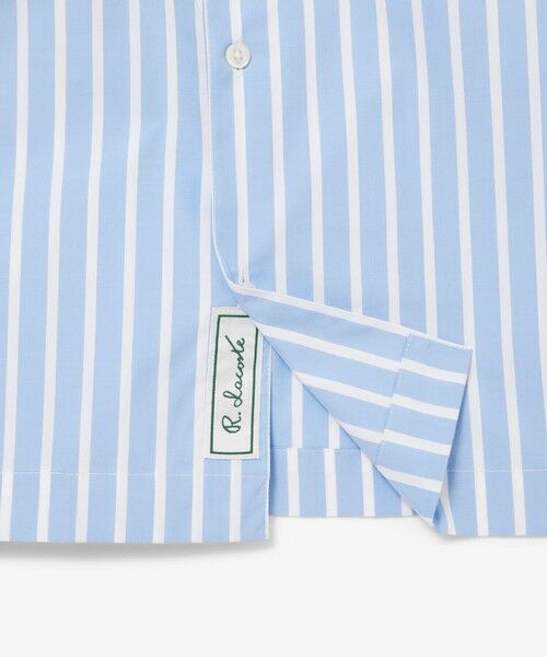LACOSTE / ラコステ シャツ・ブラウス | ストライプオープンカラーシャツ | 詳細13