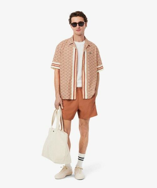 LACOSTE / ラコステ シャツ・ブラウス | モノグラムオープンカラーシャツ | 詳細7