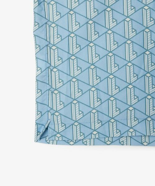 LACOSTE / ラコステ シャツ・ブラウス | モノグラムオープンカラーシャツ | 詳細13