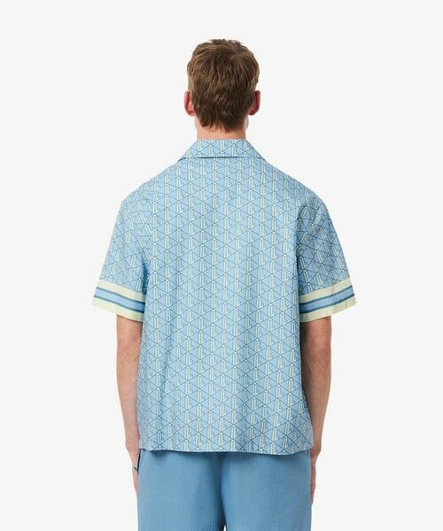 LACOSTE / ラコステ シャツ・ブラウス | モノグラムオープンカラーシャツ | 詳細9