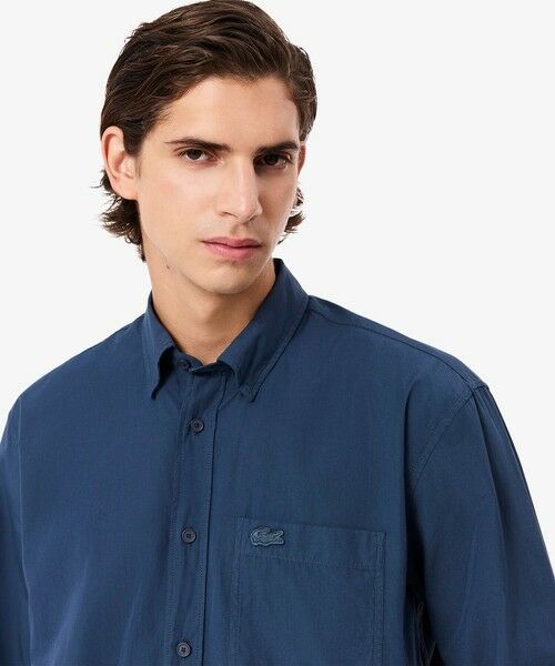 LACOSTE / ラコステ シャツ・ブラウス | ウォッシュドオーガニックコットンシャツ | 詳細1