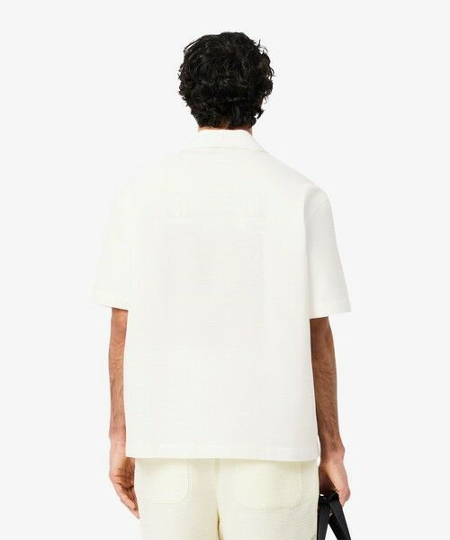 LACOSTE / ラコステ シャツ・ブラウス | ワッフルニットオープンカラーシャツ | 詳細2