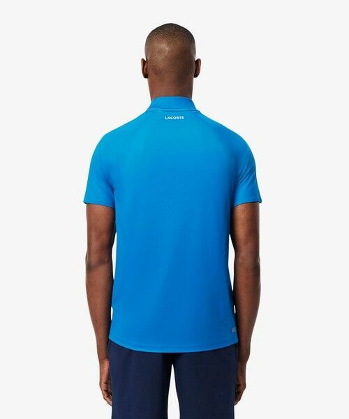 Lacoste ゲームシャツ/パンツ　ジョコビッチモデル USサイズL セール】 『ジョコビッチ』コートラインシームレスポロシャツ