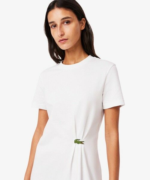 Lacoste★半袖 2ボタン留め ロゴ ミニ ワンピース ドレス★白★ A22201174_1200x.jpg?v=1717473393