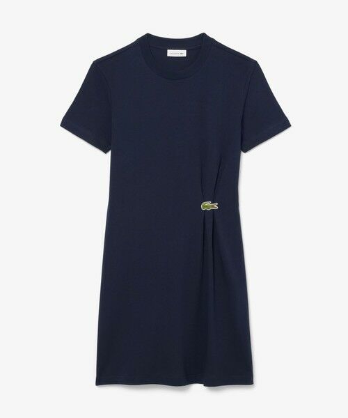 ☆LACOSTE☆ カラープリーツワンピース セール】 ワニロゴプリーツTシャツドレス /ワンピース （ロング