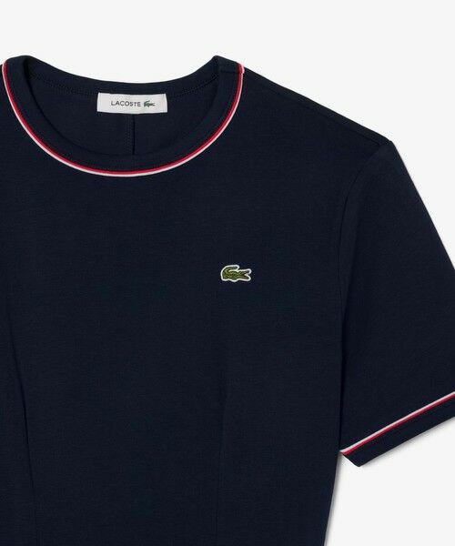 セール】 配色ラインドリブTシャツドレス ワンピース （ロング