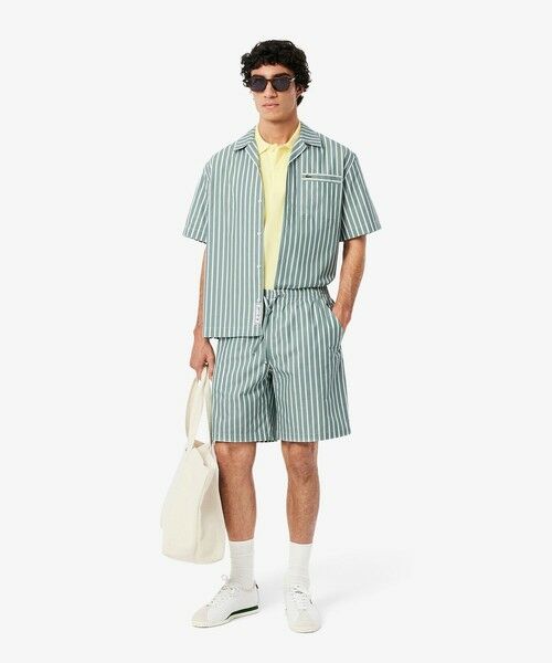 LACOSTE / ラコステ ショート・ハーフ・半端丈パンツ | リヨセルブレンドストライプショーツ | 詳細8