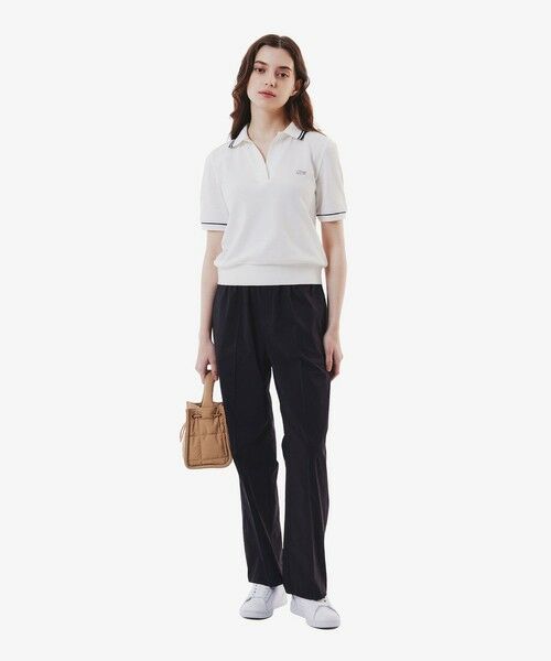 LACOSTE / ラコステ チノ・ワークパンツ | センタープレスワイドイージーパンツ ワイドパンツ | 詳細9