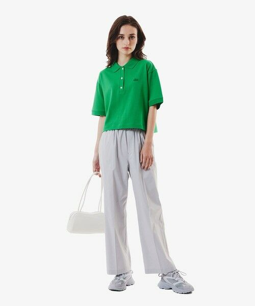 LACOSTE / ラコステ チノ・ワークパンツ | センタープレスワイドイージーパンツ ワイドパンツ | 詳細10