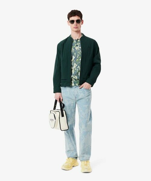 LACOSTE / ラコステ デニムパンツ | オールオーバーレザープリントデニムパンツ | 詳細6