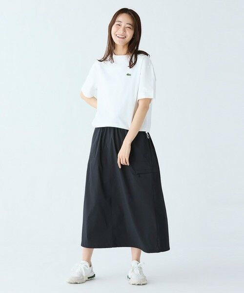 LACOSTE / ラコステ ロング・マキシ丈スカート | ドローストリング入りスカート | 詳細4