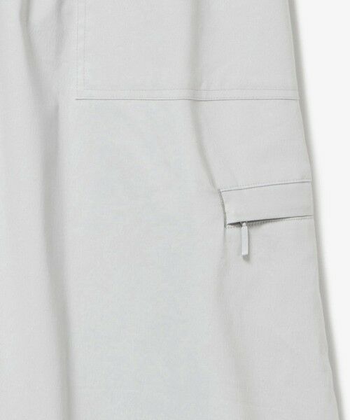 ラコステ　白　ホワイト フレアスカート ラコステ LACOSTE ハイローシルエットプリーツスカート