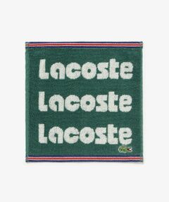 LACOSTE / ラコステ その他小物 | ブランドネームロゴジャカードパイル地ハンカチタオル