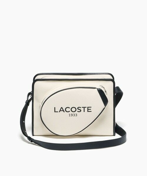 LACOSTE/ラコステ ヘリテージキャンバス ミニショルダーバッグ ブラック FREE LACOSTE/ラコステ ヘリテージキャンバス ミニショルダーバッグ ブラック FREE