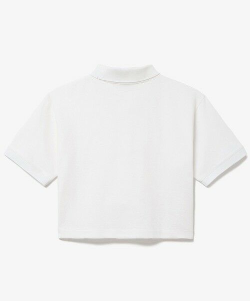 LACOSTE / ラコステ ポロシャツ | ヘビーウェイト鹿の子 ワイド クロップド丈 半袖ポロシャツ | 詳細7