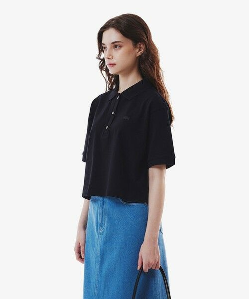 LACOSTE / ラコステ ポロシャツ | ヘビーウェイト鹿の子 ワイド クロップド丈 半袖ポロシャツ | 詳細18
