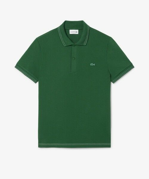 LACOSTE/ラコステ 配色ステッチポロシャツ グリーン 6(日本サイズXXL) LACOSTE/ラコステ 配色ステッチポロシャツ グリーン 6(日本サイズXXL)