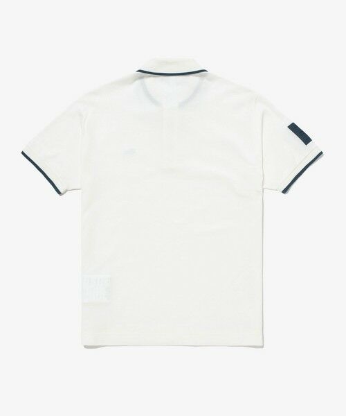 ラコステ　LACOSTE 半袖ポロシャツ　スリーブネームパッチ鹿の子ポロ セール】 スリーブネームパッチ 配色ライン鹿の子地ポロシャツ