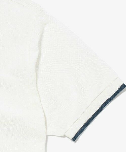 LACOSTE / ラコステ ポロシャツ | スリーブネームパッチ 配色ライン鹿の子地ポロシャツ | 詳細9