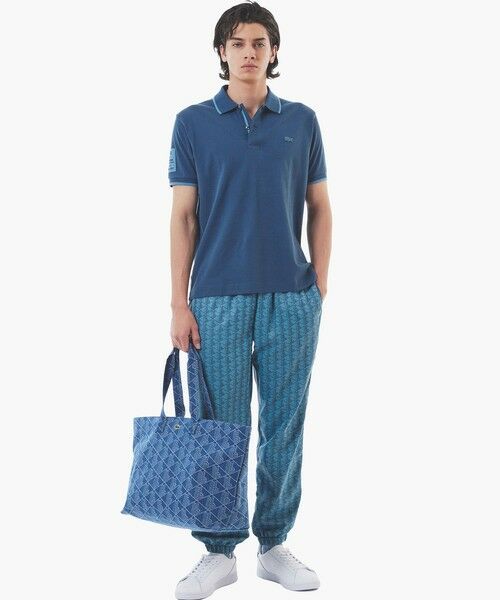 ラコステ　LACOSTE 半袖ポロシャツ　スリーブネームパッチ鹿の子ポロ スリーブネームパッチ鹿の子地ポロシャツ PH6363 - ラコステ