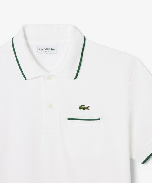 LACOSTE / ラコステ ポロシャツ | L.12.12配色トリムライン 半袖ポロシャツ | 詳細4