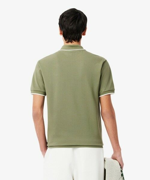 LACOSTEポロシャツ 新品未使用 L.12.12配色トリムライン 半袖ポロシャツ （ポロシャツ