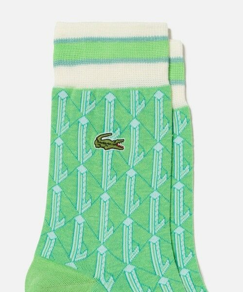 LACOSTE / ラコステ ソックス | モノグラムジャカードソックス | 詳細1