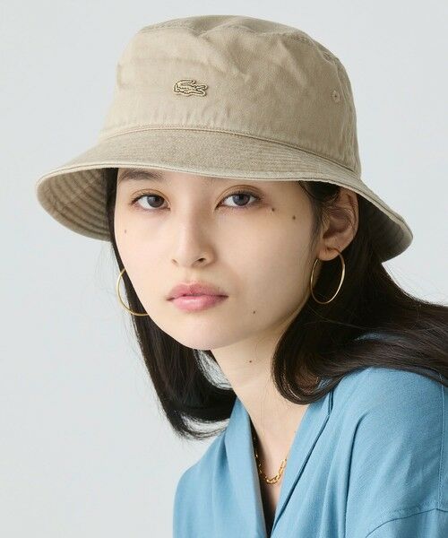 LACOSTE★IZZIE BUCKET BAG★Best Seller 25年型★人気早期完売 セール】 バイオウォッシュバケットハット （ハット）｜LACOSTE