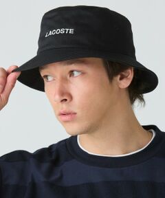 LACOSTE / ラコステ ハット | ブランドロゴステッチバケットハット