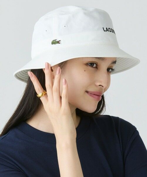 SALE★LACOSTE★ハット★ LACOSTE (SALE)LACOSTE(ラコステ)バケットハット 綿 帽子 小物