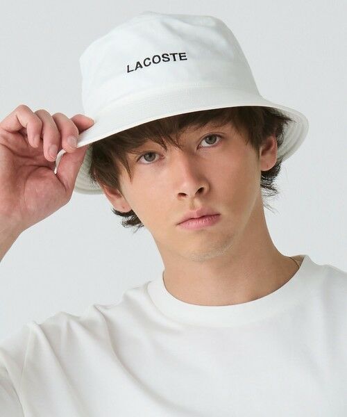 LACOSTE / ラコステ ハット | ブランドロゴステッチバケットハット | 詳細4