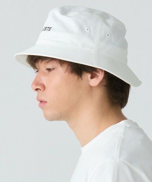 LACOSTE / ラコステ ハット | ブランドロゴステッチバケットハット | 詳細6
