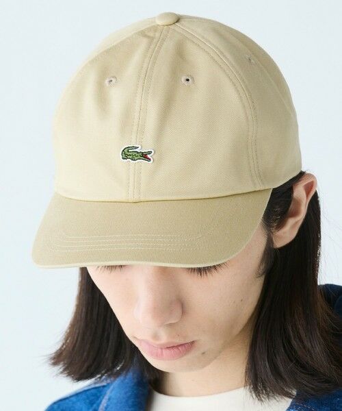 【LACOSTE】コーデュロイキャップ ワンポイントワニロゴ ワンポイントワニロゴ・コーデュロイキャップ | LACOSTE