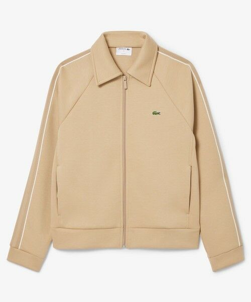 LACOSTE / ラコステ カーディガン・ボレロ | ショルダーテーピングダブルフェイススェットブルゾン | 詳細3