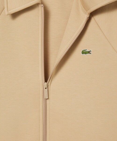 LACOSTE / ラコステ カーディガン・ボレロ | ショルダーテーピングダブルフェイススェットブルゾン | 詳細4