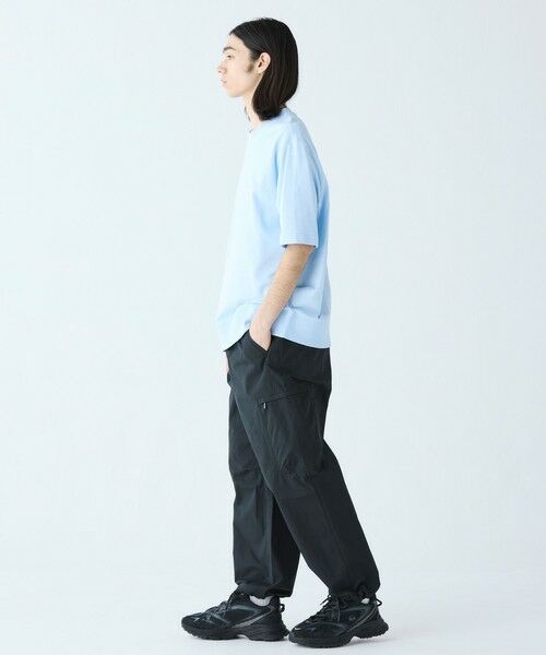 LACOSTE / ラコステ スウェット | 裏パイル グラフィック刺繍 トーン・オン・トーンステッチ半袖スウェット | 詳細11