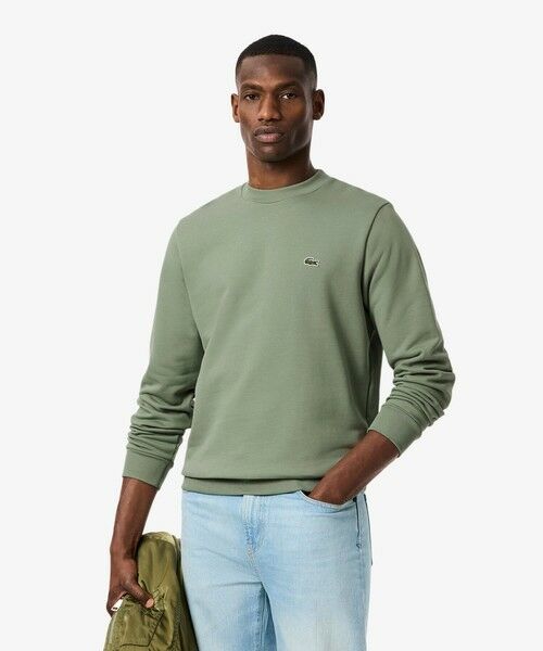 Lacoste オリーブグリーン スウェットセット セール】 エッセンシャルクルーネックスウェット （スウェット