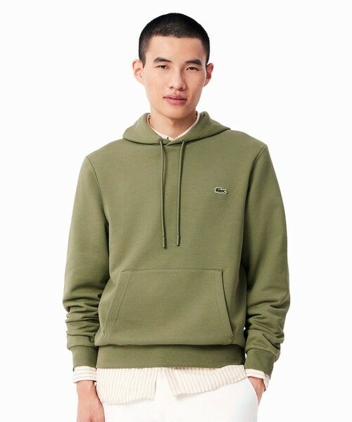 LACOSTE/ラコステ エッセンシャルスウェットフーディー / パーカー カーキ 3(日本サイズM) LACOSTE/ラコステ エッセンシャルスウェットフーディー / パーカー カーキ 3(日本サイズM)