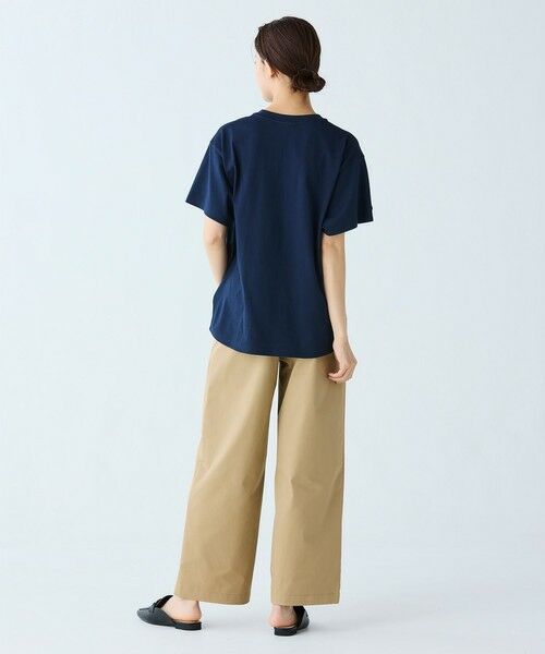 LACOSTE / ラコステ Tシャツ | 【オンライン限定】LACOSTE スクリプトネームロゴ  ルーズシルエットハーフスリーブTシャツ | 詳細20