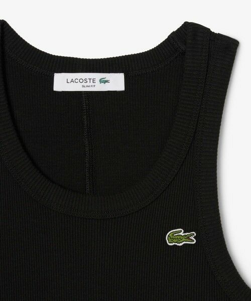 LACOSTE / ラコステ タンクトップ | ワンポイントロゴ エッセンシャルリブニットタンクトップ | 詳細4