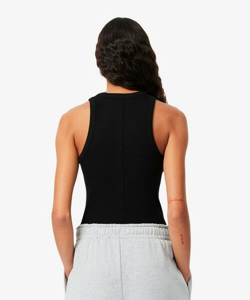 LACOSTE / ラコステ タンクトップ | ワンポイントロゴ エッセンシャルリブニットタンクトップ | 詳細2