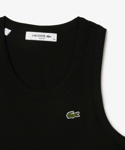 LACOSTE / ラコステ タンクトップ | ワンポイントロゴ エッセンシャルリブニットタンクトップ | 詳細4
