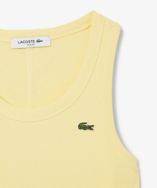 LACOSTE / ラコステ タンクトップ | ワンポイントロゴ エッセンシャルリブニットタンクトップ | 詳細9