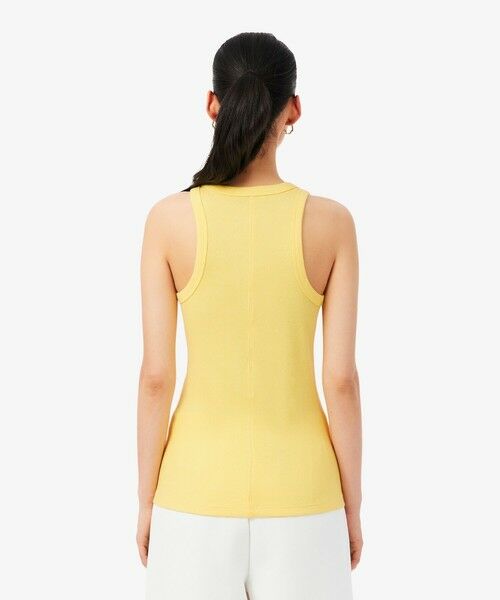 LACOSTE / ラコステ タンクトップ | ワンポイントロゴ エッセンシャルリブニットタンクトップ | 詳細7