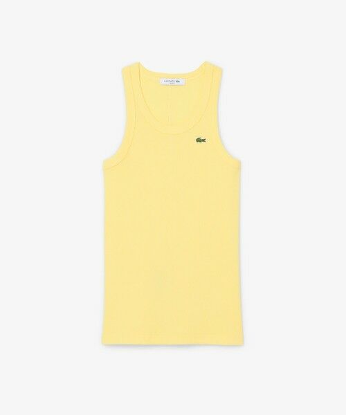 LACOSTE / ラコステ タンクトップ | ワンポイントロゴ エッセンシャルリブニットタンクトップ | 詳細8
