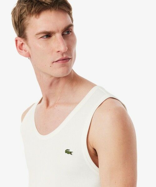 LACOSTE / ラコステ Tシャツ | コットンリブニットタンクトップ | 詳細1