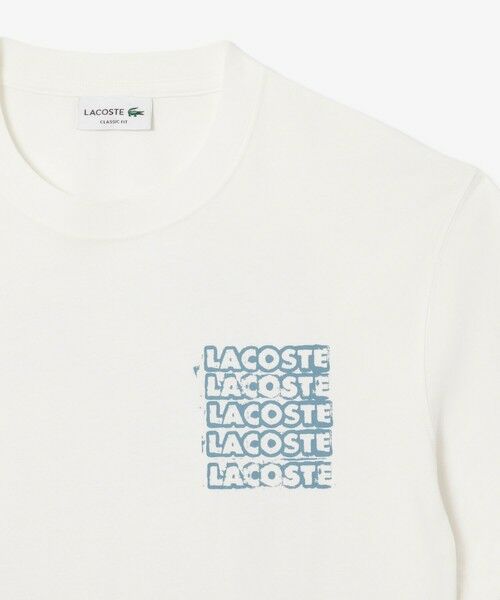 LACOSTE / ラコステ Tシャツ | ステンシルバックプリントTシャツ | 詳細5
